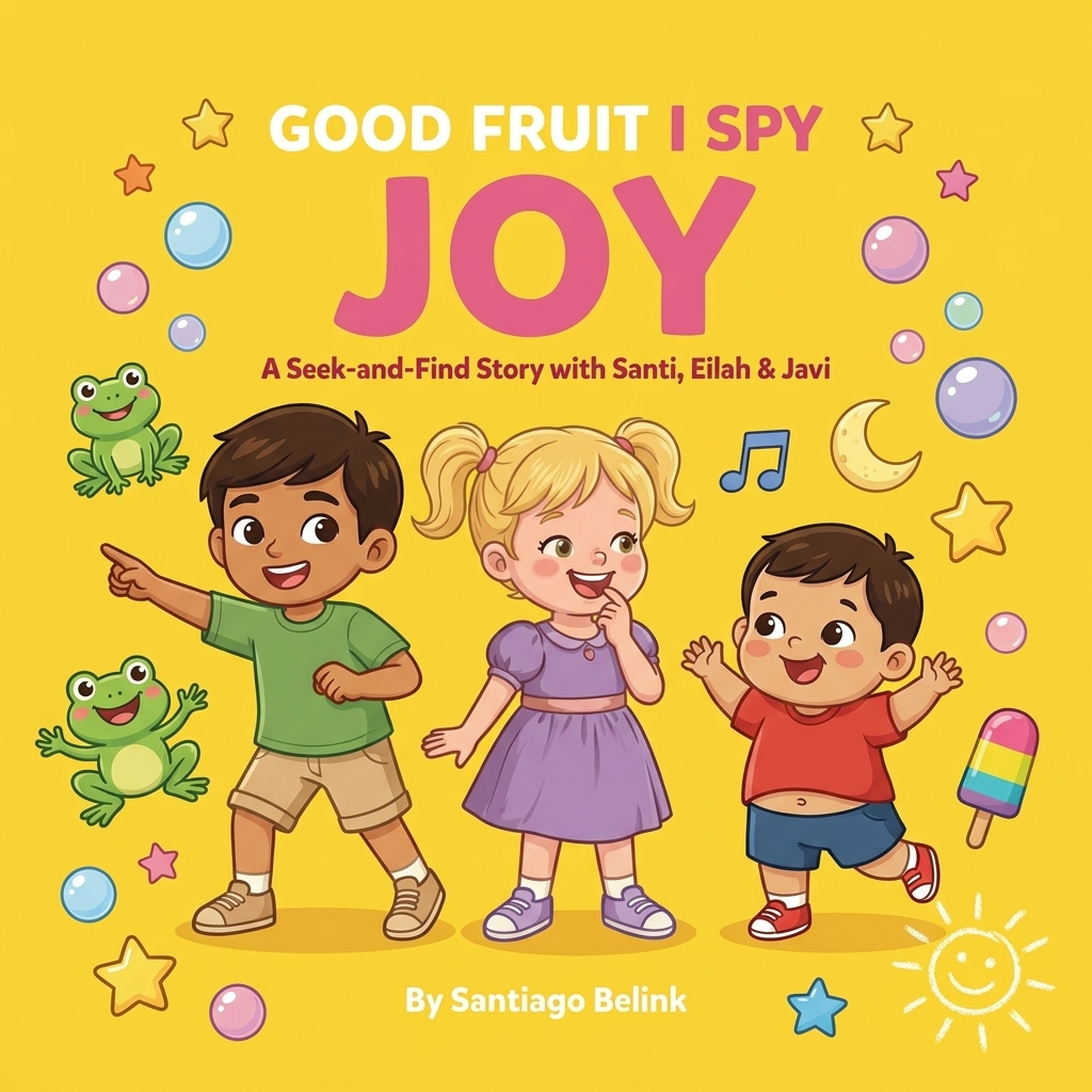 Joy I Spy book cover concept